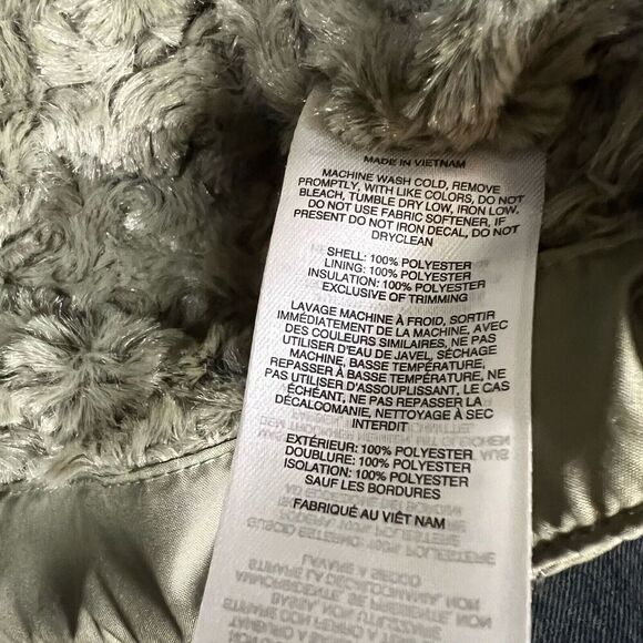 Columbia Copper Crest Quilted Puffer Jacket Heavy Green Hooded Size X Small - Picture 2 of 7